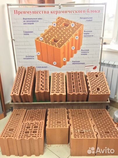 Керамический блок стеновой для дома и дачи