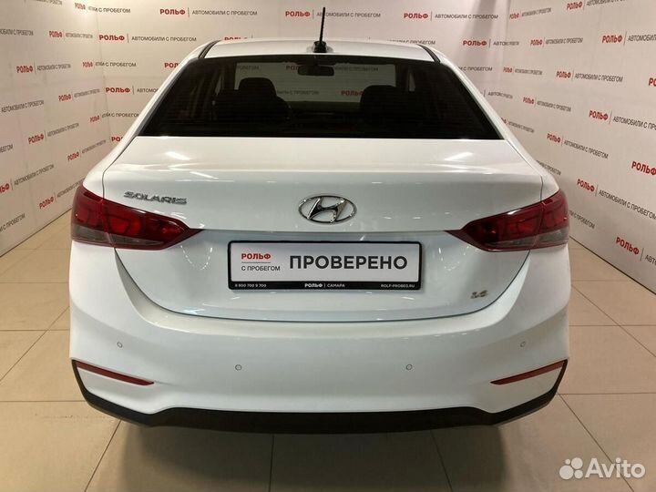 Hyundai Solaris 1.6 AT, 2018, 78 501 км
