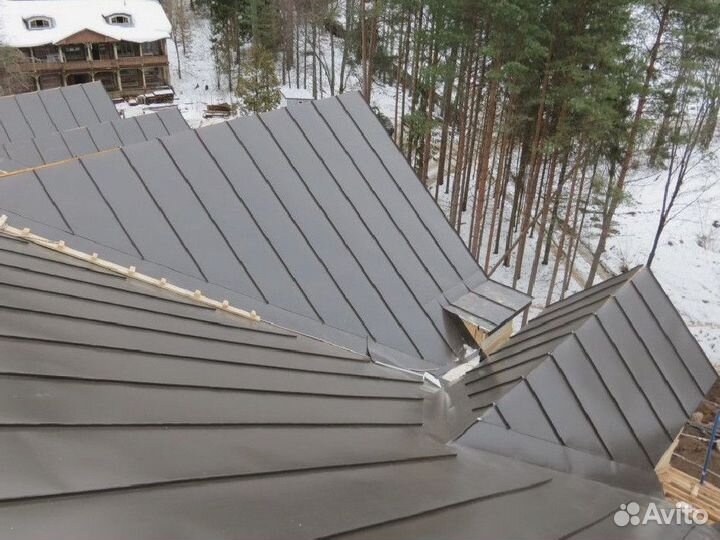Кровля фальцевая (замковая)