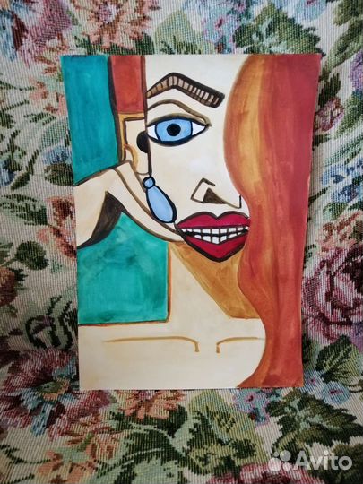 Картина акварель портрет