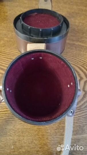 Кофры кожаные советские для объективов