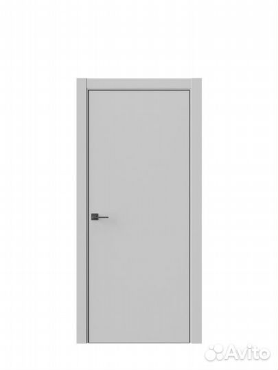 Дверь межкомнатная с чёрной кромкой IN9