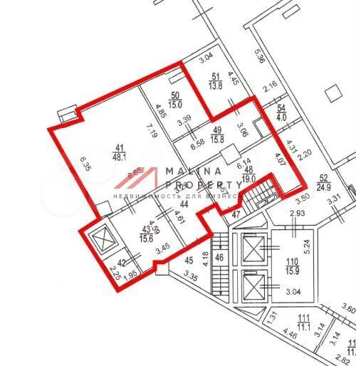 Сдам торговое помещение, 617 м²