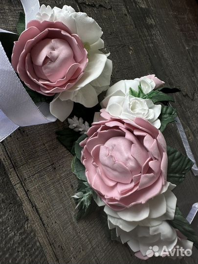 Ободок с цветами