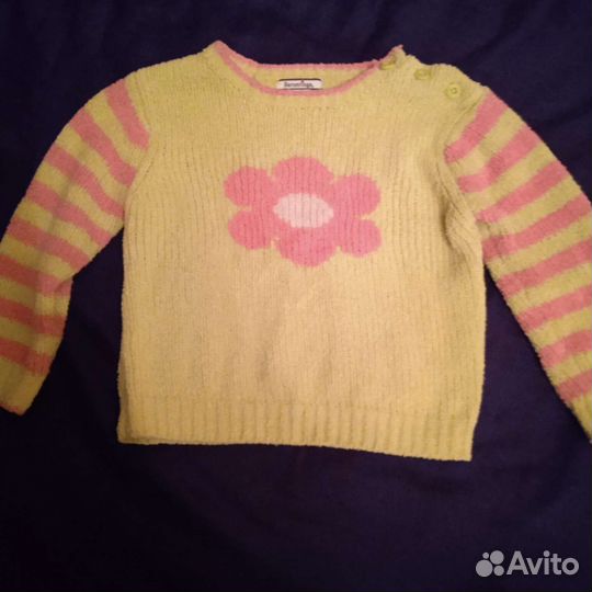 Свитер джемпер нарядный для девочки на 2/3г