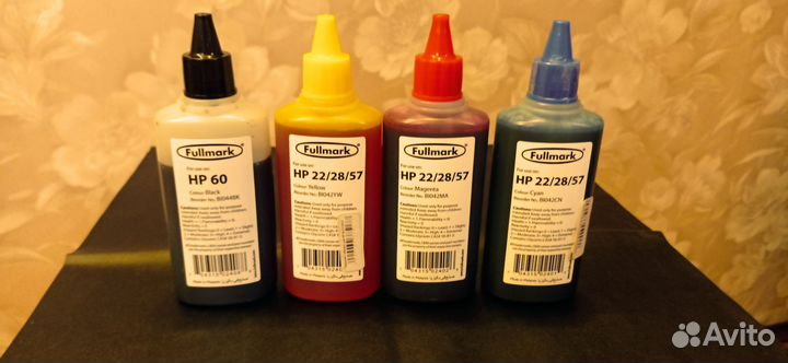 Чернила для принтера HP