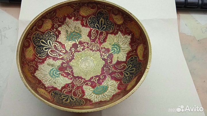 Чаша пиала Индия латунь