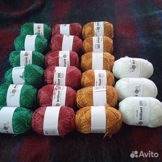 Пряжа люрекс шнурок