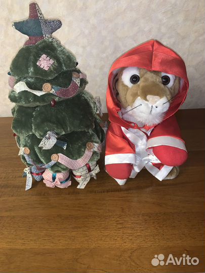 Мягкие музыкальные игрушки Тигренок/Елочка