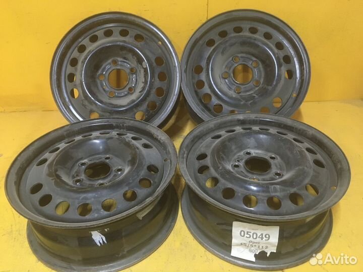 4 шт. Диски Opel 15 5х110 DIA 65