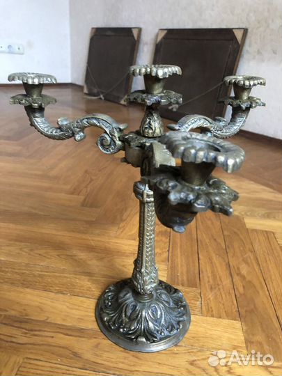 Подсвечник бронза