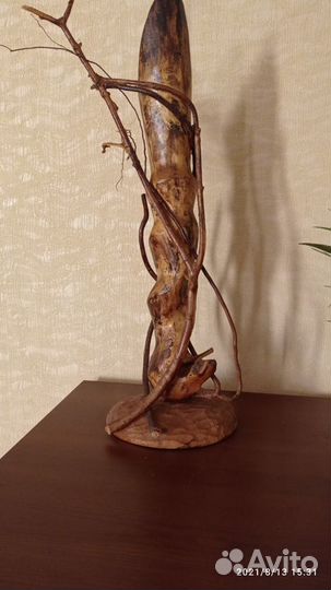 Ваза из дерева