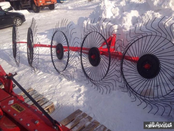 Грабли, ворошилки, валкователи Кормилец ГВК-4, 2023