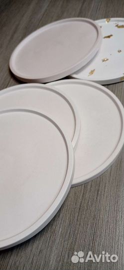 Поднос из высокопрочного влагостойкого гипса