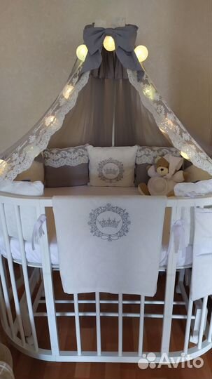 Кроватка-трансформер 8в1