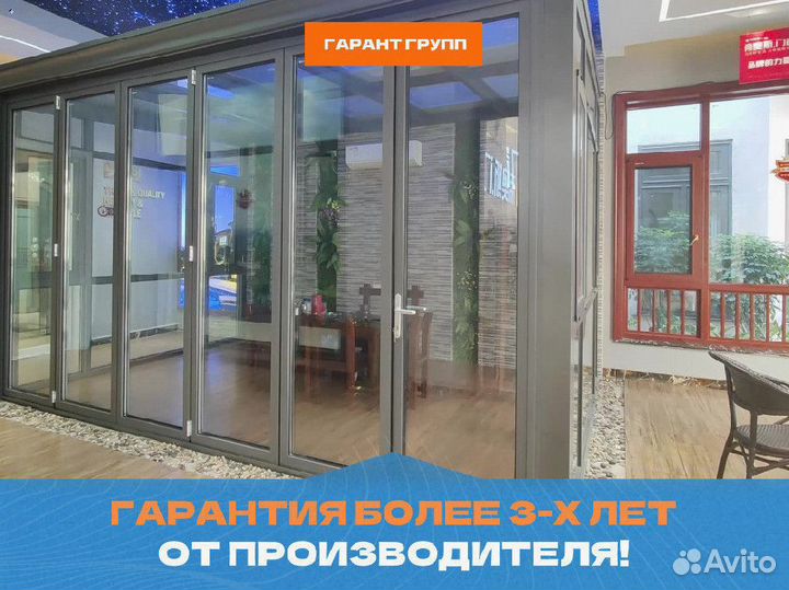 Алюминиевые двери с гарантией