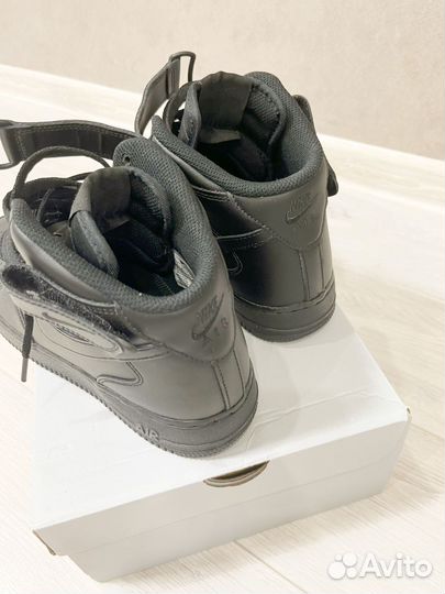 Кроссовки nike air force 1 mid black