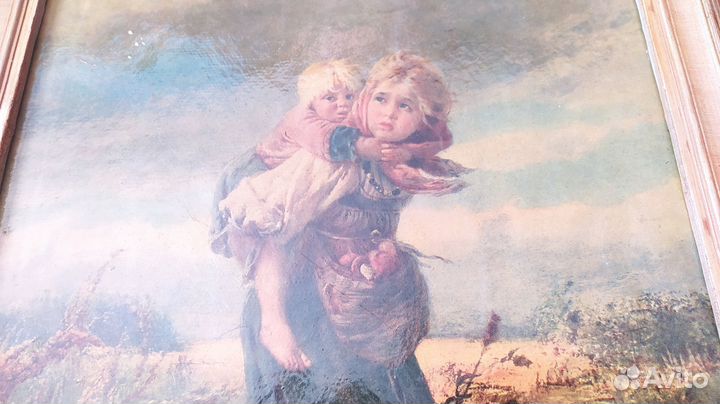 Маковский К.Е. Дети, бегущие от грозы. Холст, двп