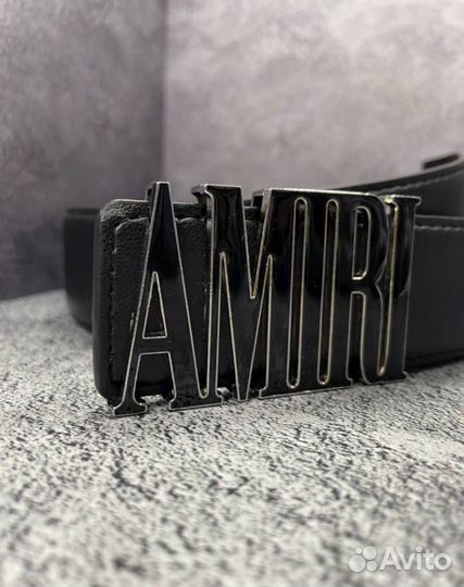 Ремень женский amiri кожаный
