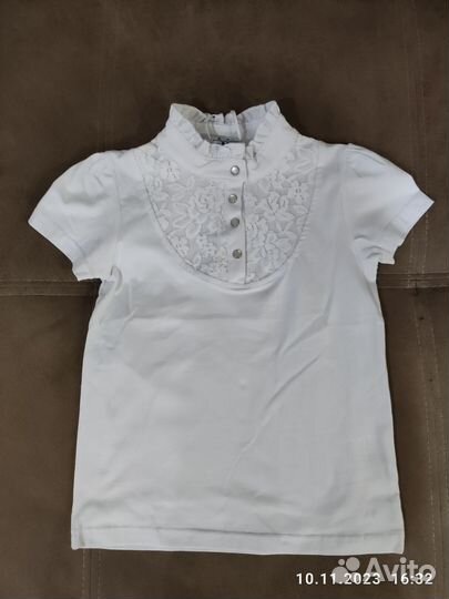 Блузки для девочки 122/128