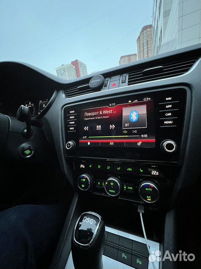 Блок управления климотом skoda octavia a7