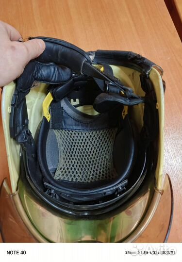 Шлем каска пожарного gallet