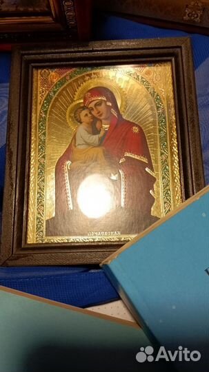 Православный набор иконы складень и крестики