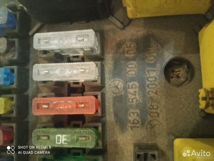 Блок предохранителей Mercedes Benz ml163