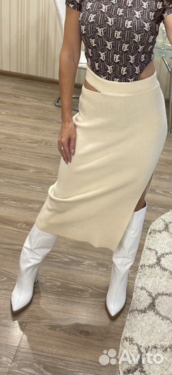 Сапоги демисезонные кожаные 38