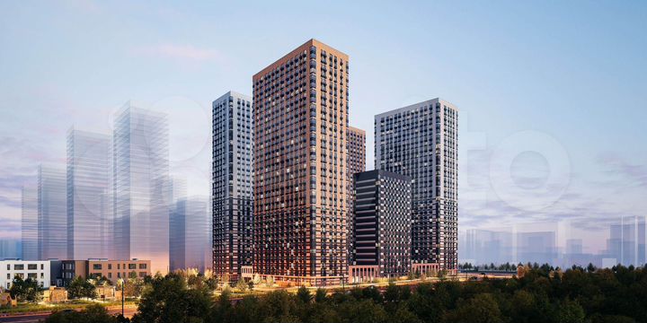 2-к. квартира, 51,3 м², 23/33 эт.