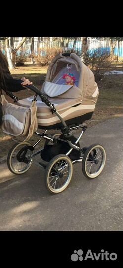 Коляска 2 в 1 Adbor Marsel Classic Beige