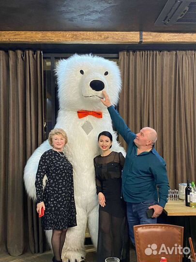 Чебурашка-Белый мишка 2,6 Поздравление