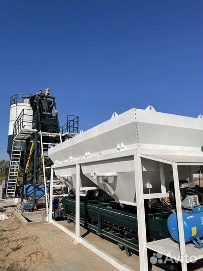 Бетонный завод скиповый 30 м3