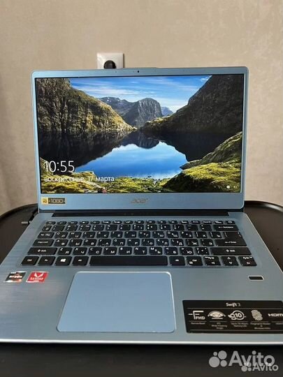 Ультрабук Acer Swift 3 AMD Ryzen 3 3200U,DDR4 8gb