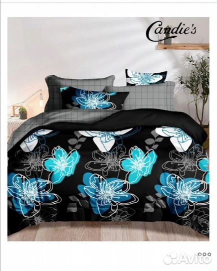 Белье постельное евро из сатина