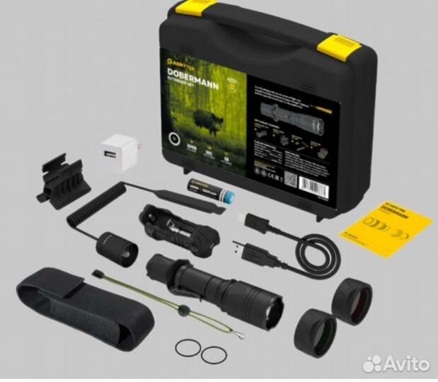 Фонарь armytek dobermann extended SET