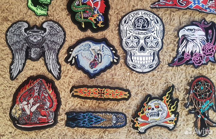 Байкерские нашивки Hot Leathers