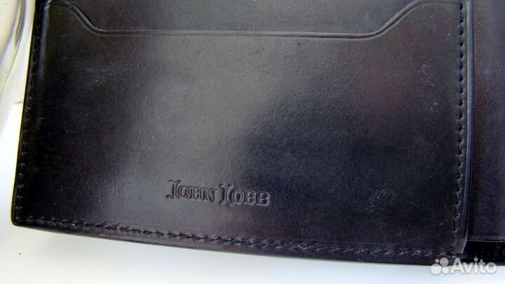 Бумажник John Lobb трехстворчатый из телячьей кожи