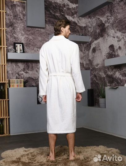 Халат махровый мужской новый
