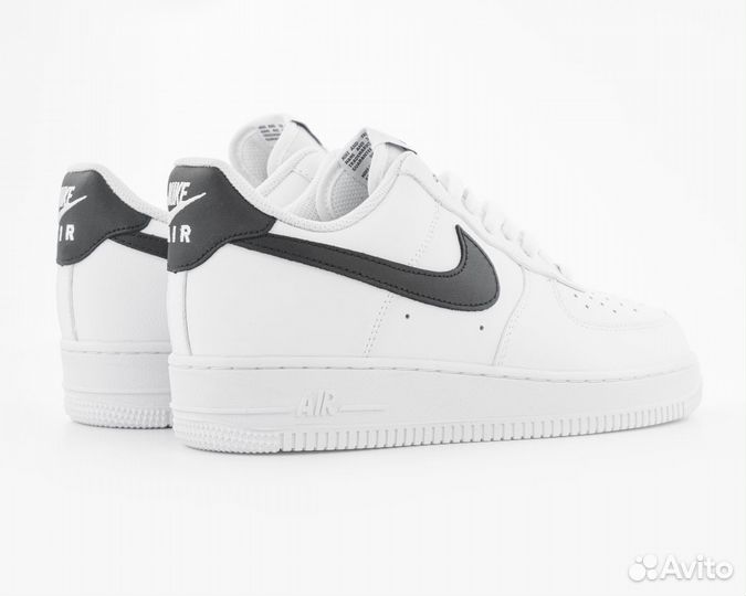 Мужские Кроссовки Nike Air Force 1 ’07 White Black