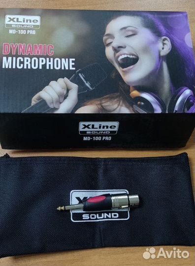 Микрофон вокальный динамический Xline MD-100 PRO