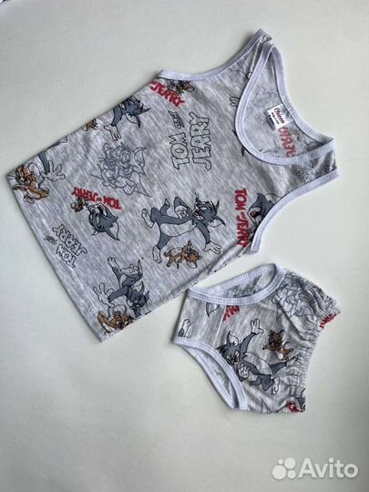 Детская одежда (футболки, пижамы, майки, платья)