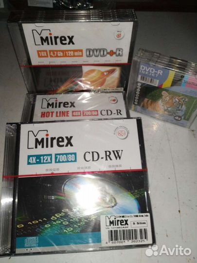 Диски DVD-R, CD-R-RW
