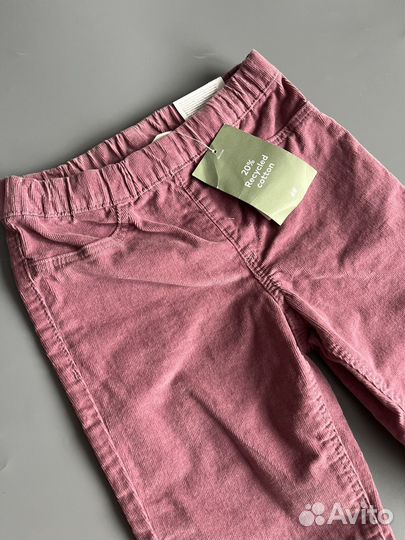 Вельветовые брюки клеш H&M (140) новые