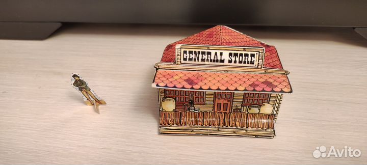 Модель домика картонная Wagon Wheels General Store