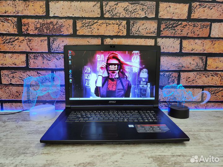 Игровой 17,3д MSI i7 GTX 960, 16 озу SSD