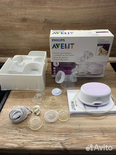 Молокоотсос avent электрический