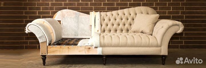 Перетяжка мягкой мебели, обивка и ремонт кроватей