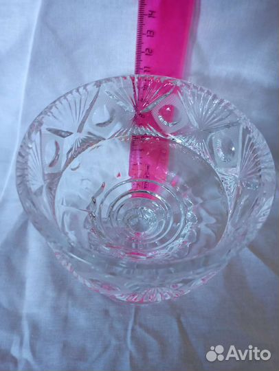 Ваза конфетница хрусталь СССР