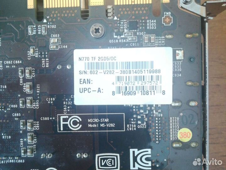 Видеокарта gtx 770 2gb